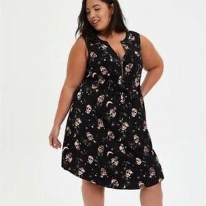 Torrid Stars & Skulls Challis Dress